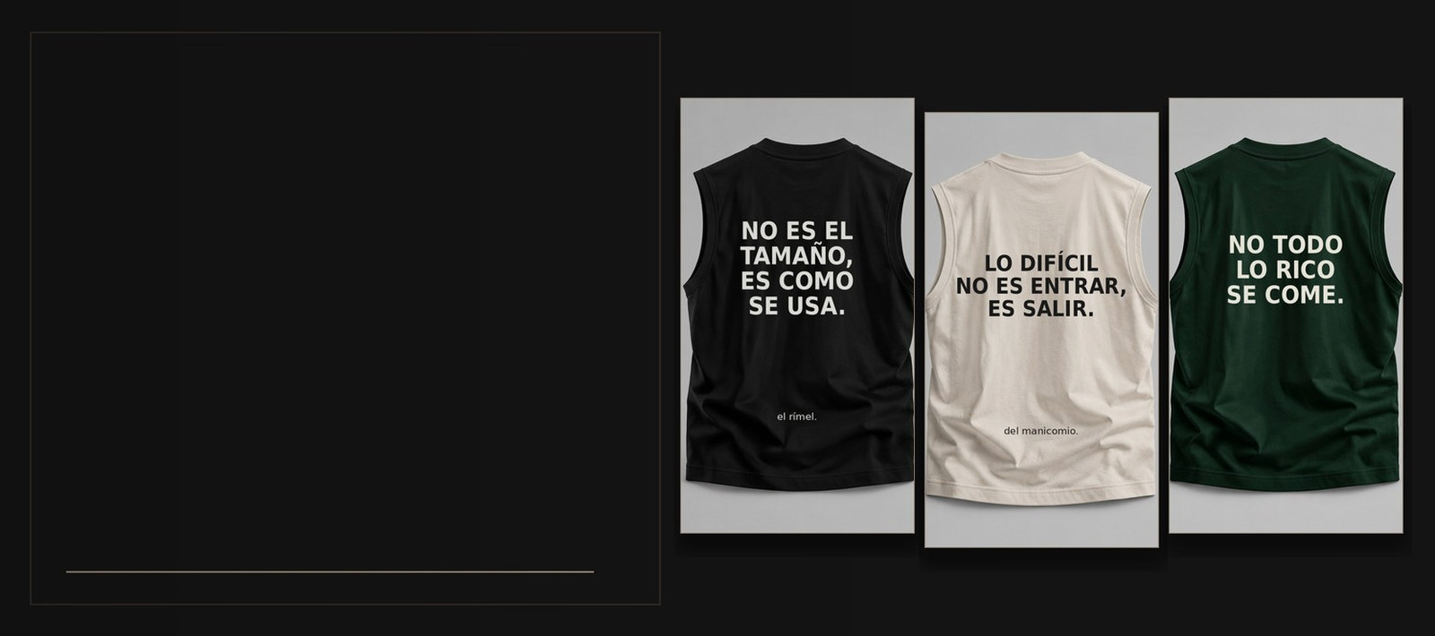 DE FRENTE, DISCRETO.
