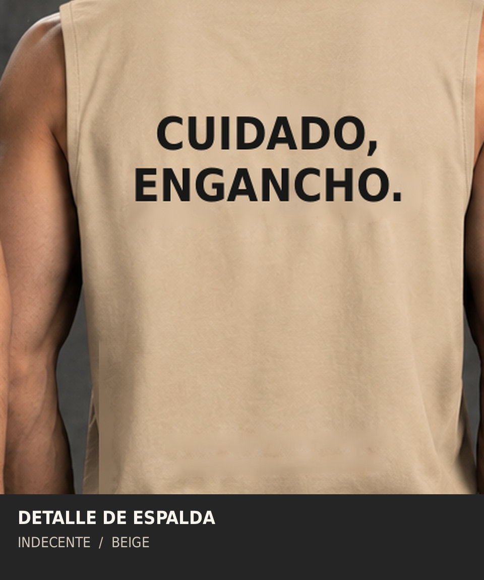 Polo manga cero hombre | Cuidado, engancho | INDECENTE — foto 10