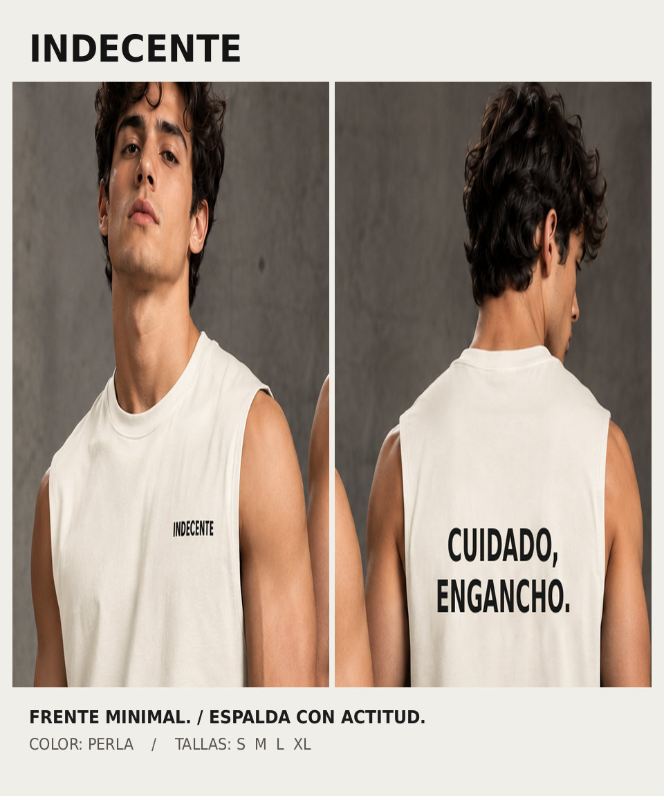 Polo manga cero hombre | Cuidado, engancho | INDECENTE — foto 14