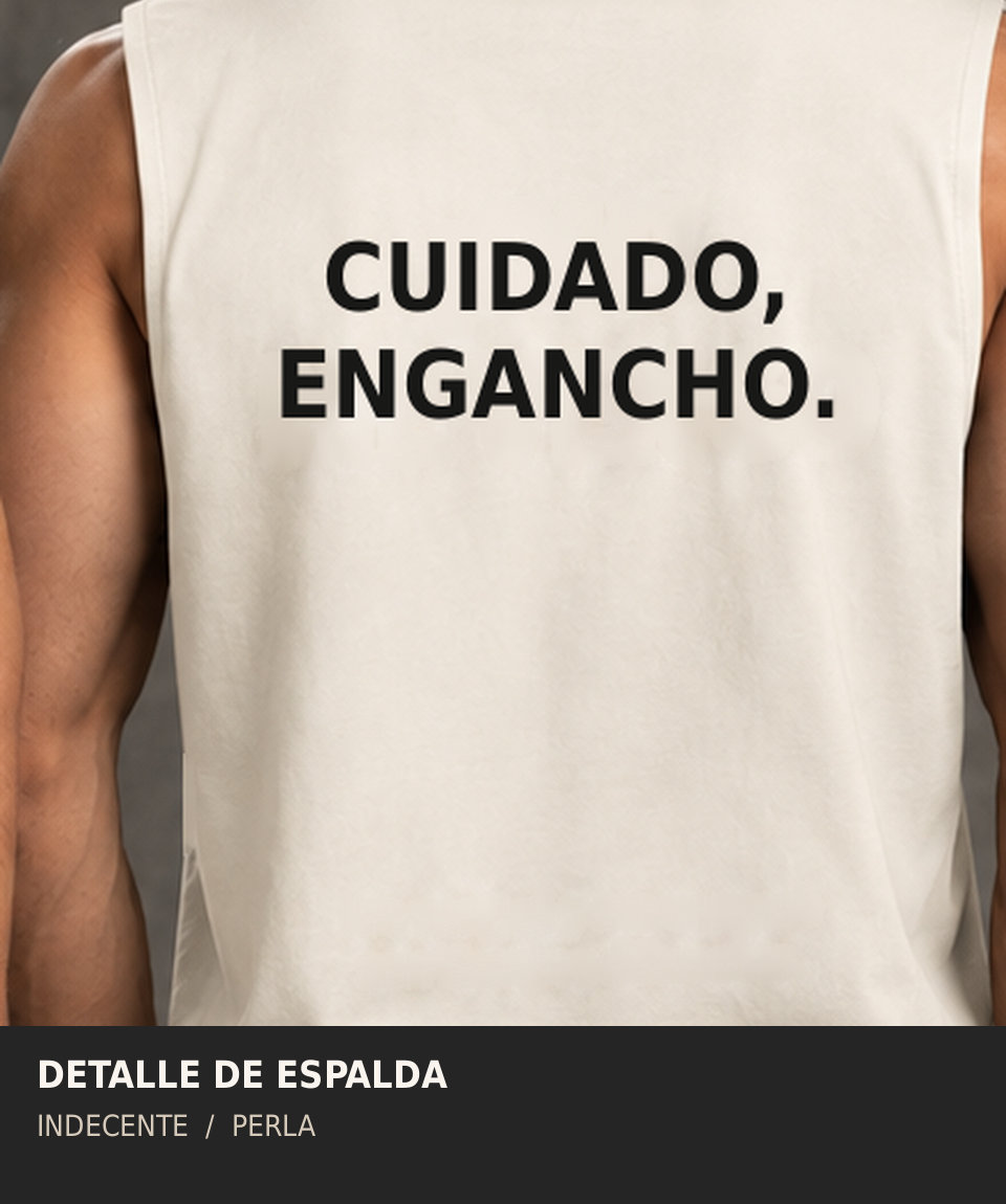 Polo manga cero hombre | Cuidado, engancho | INDECENTE — foto 15