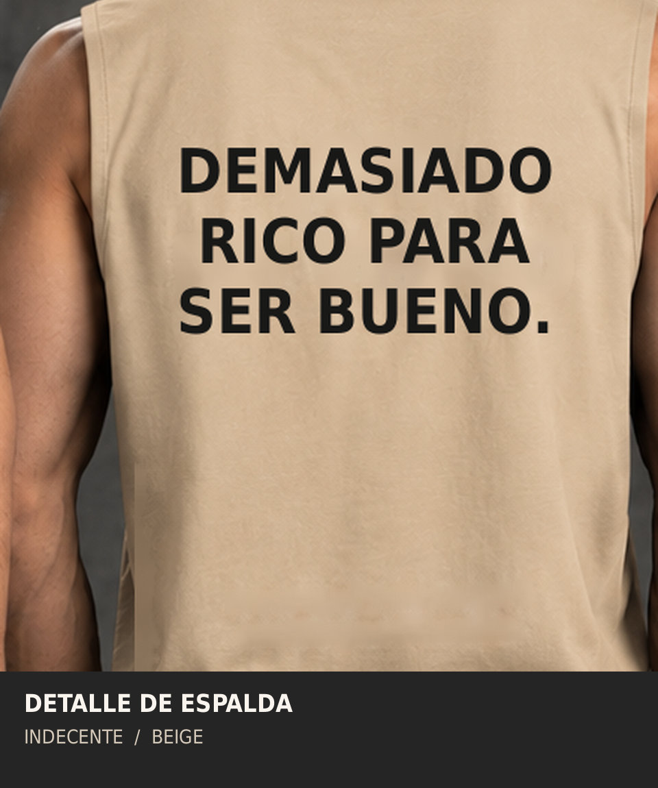 Polo manga cero hombre | Demasiado rico | INDECENTE — foto 10