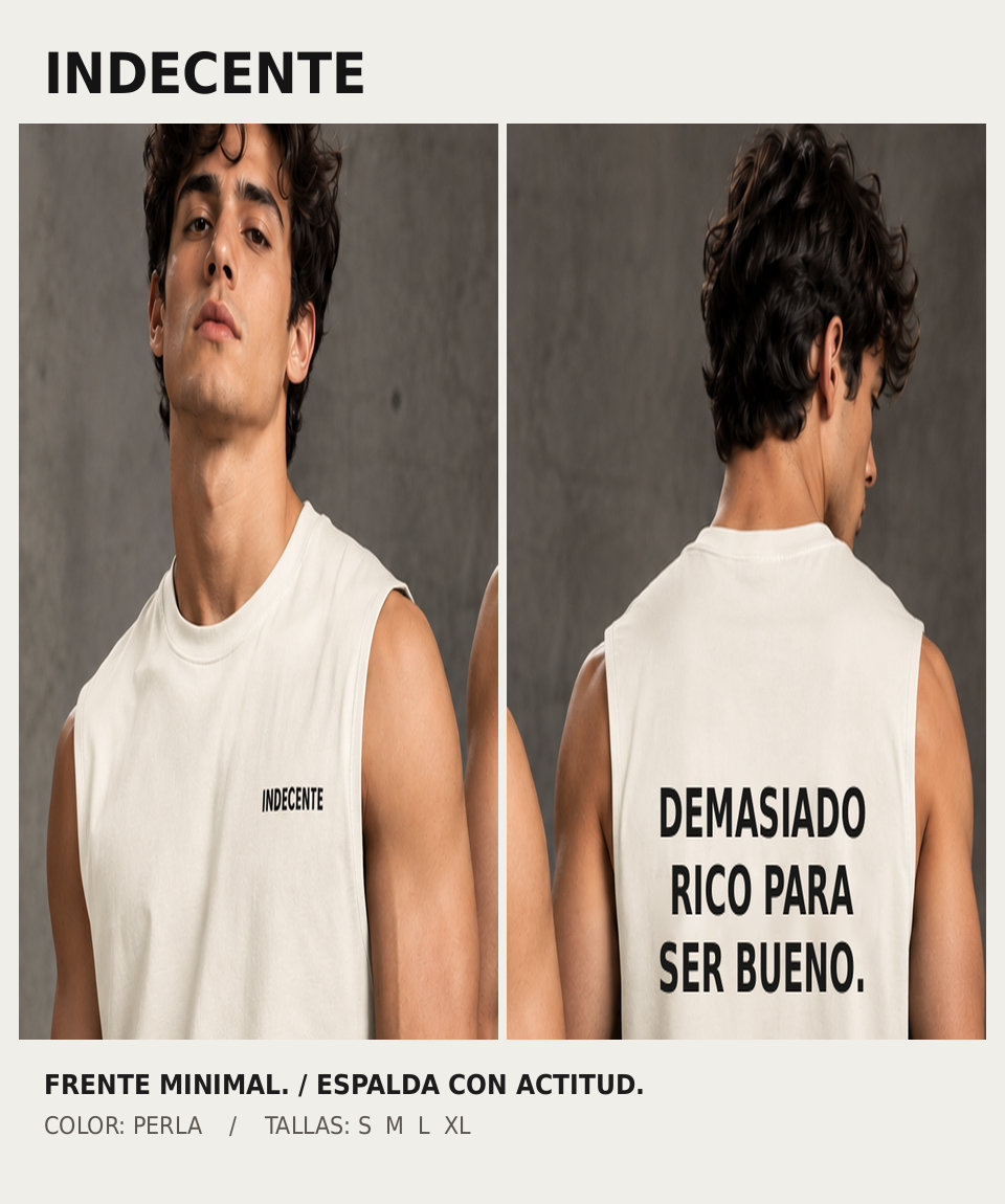 Polo manga cero hombre | Demasiado rico | INDECENTE — foto 14