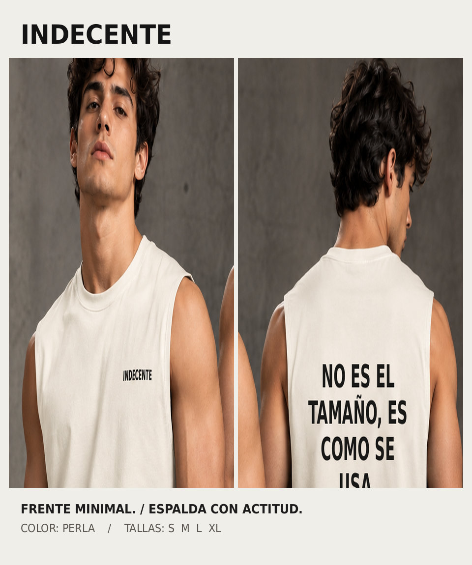 Polo manga cero hombre | No es el tamaño | INDECENTE — foto 14
