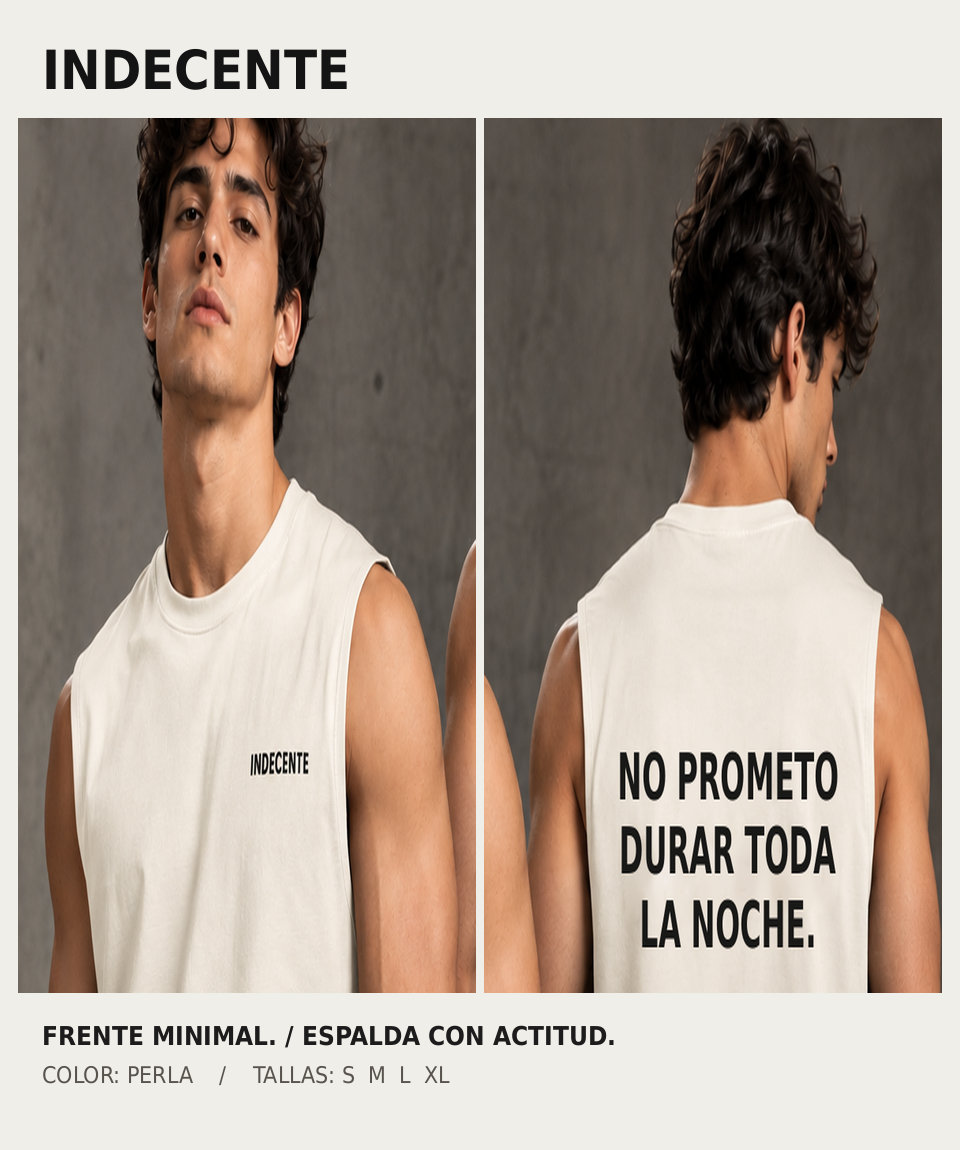 Polo manga cero hombre | No prometo durar | INDECENTE — foto 14