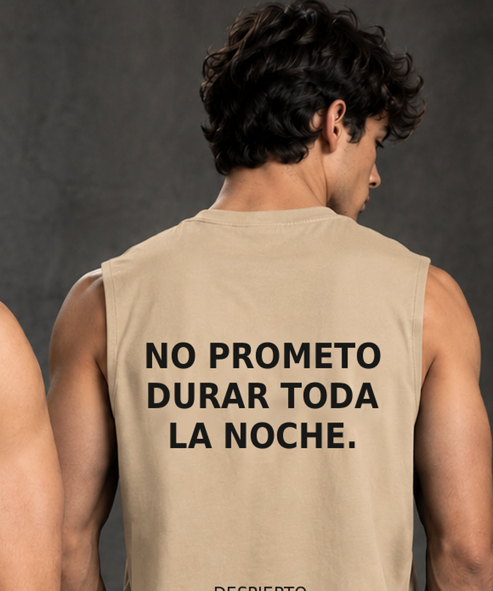 Polo manga cero hombre | No prometo durar | INDECENTE — foto 7