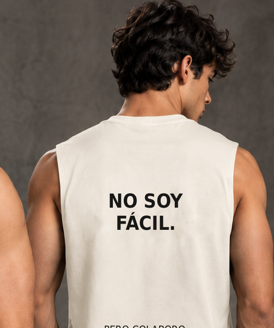 Polo manga cero hombre | No soy fácil | INDECENTE — foto 12