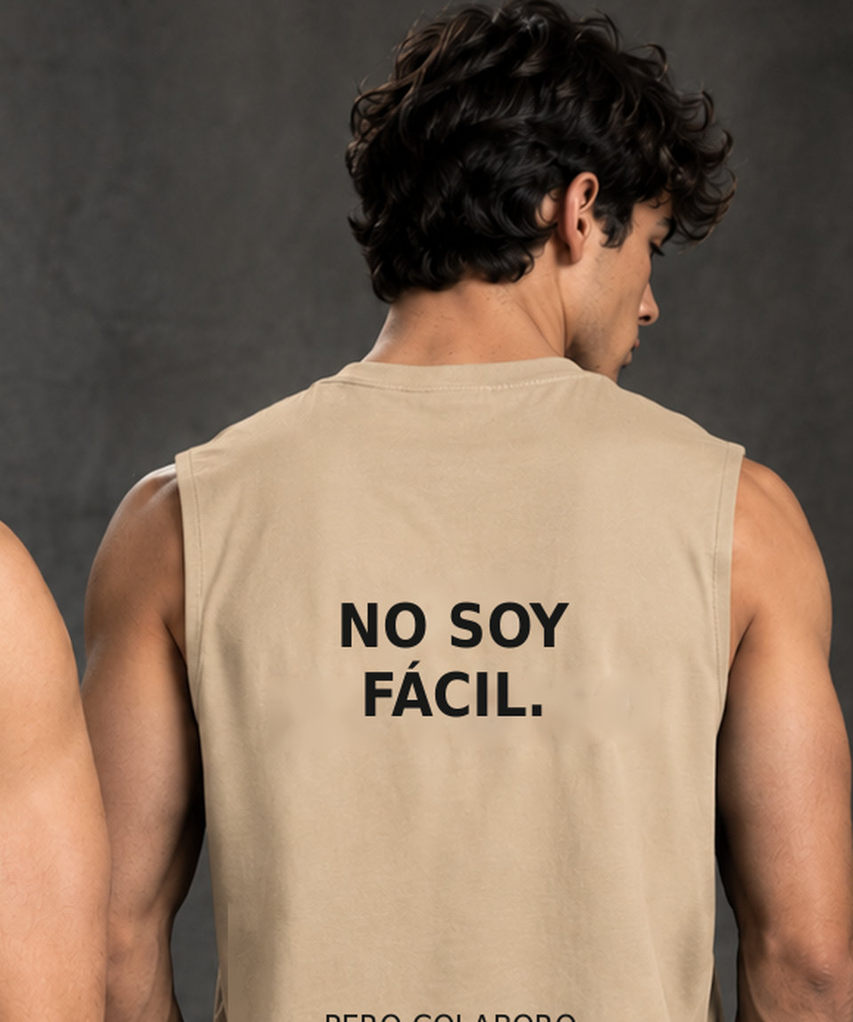 Polo manga cero hombre | No soy fácil | INDECENTE — foto 7