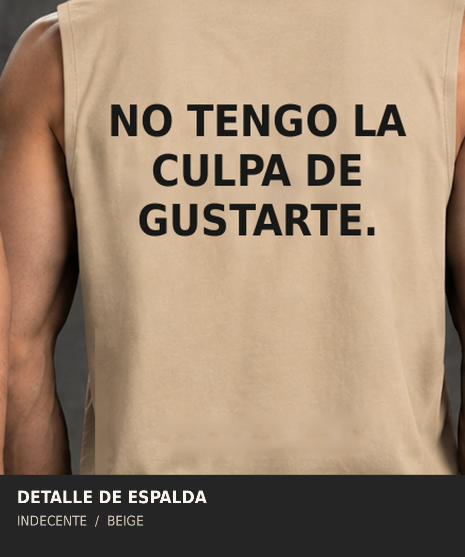 Polo manga cero hombre | No tengo la culpa | INDECENTE — foto 10