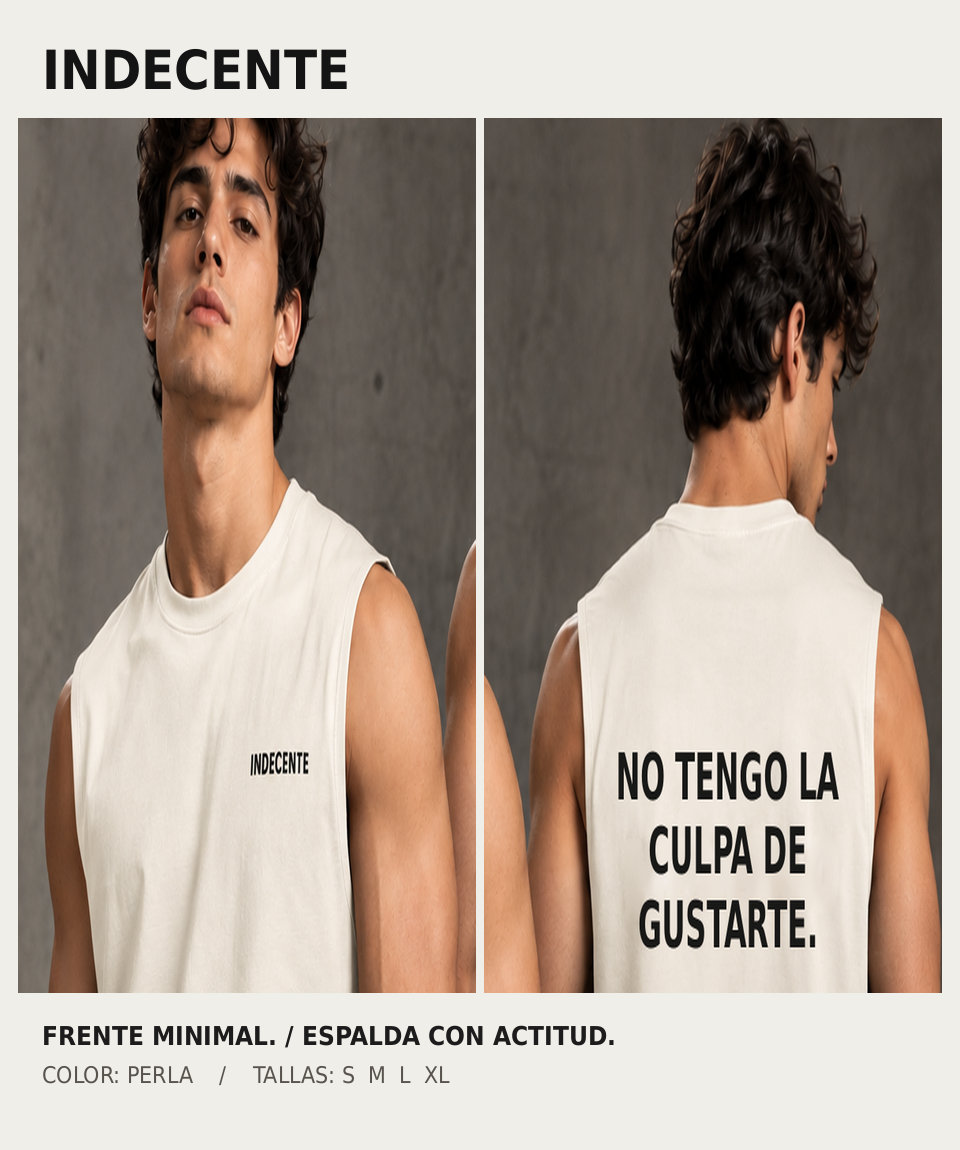 Polo manga cero hombre | No tengo la culpa | INDECENTE — foto 14