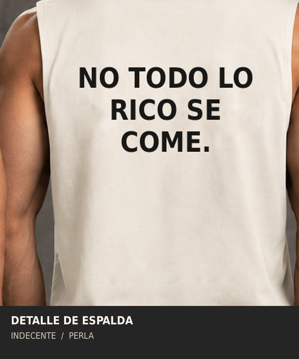 Polo manga cero hombre | No todo lo rico | INDECENTE — foto 15