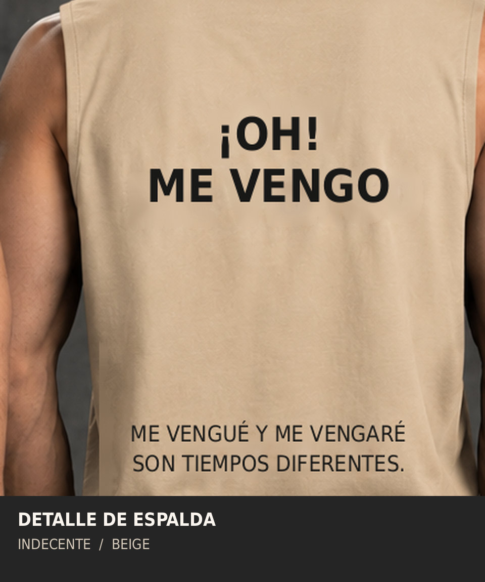 Polo manga cero hombre | ¡OH! ME VENGO | INDECENTE — foto 10
