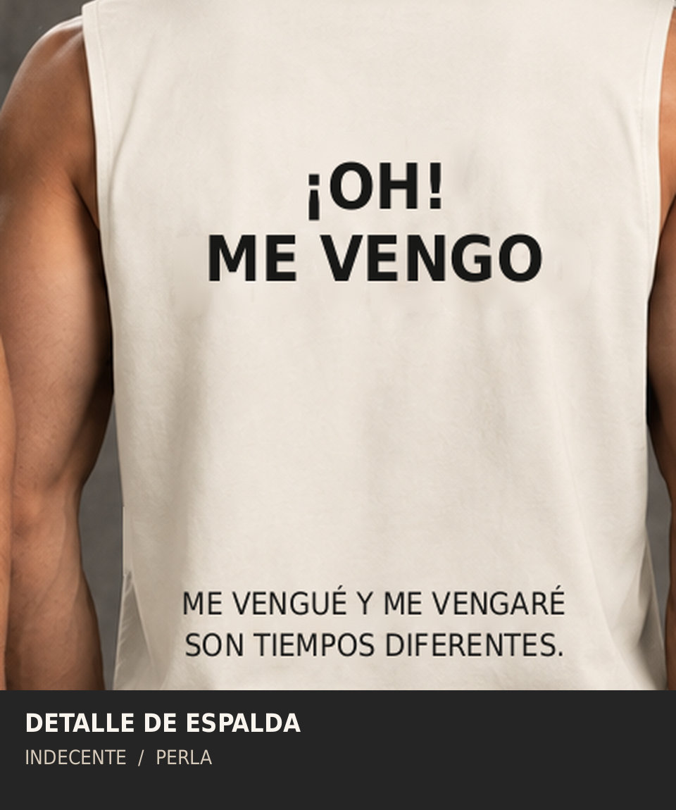 Polo manga cero hombre | ¡OH! ME VENGO | INDECENTE — foto 15