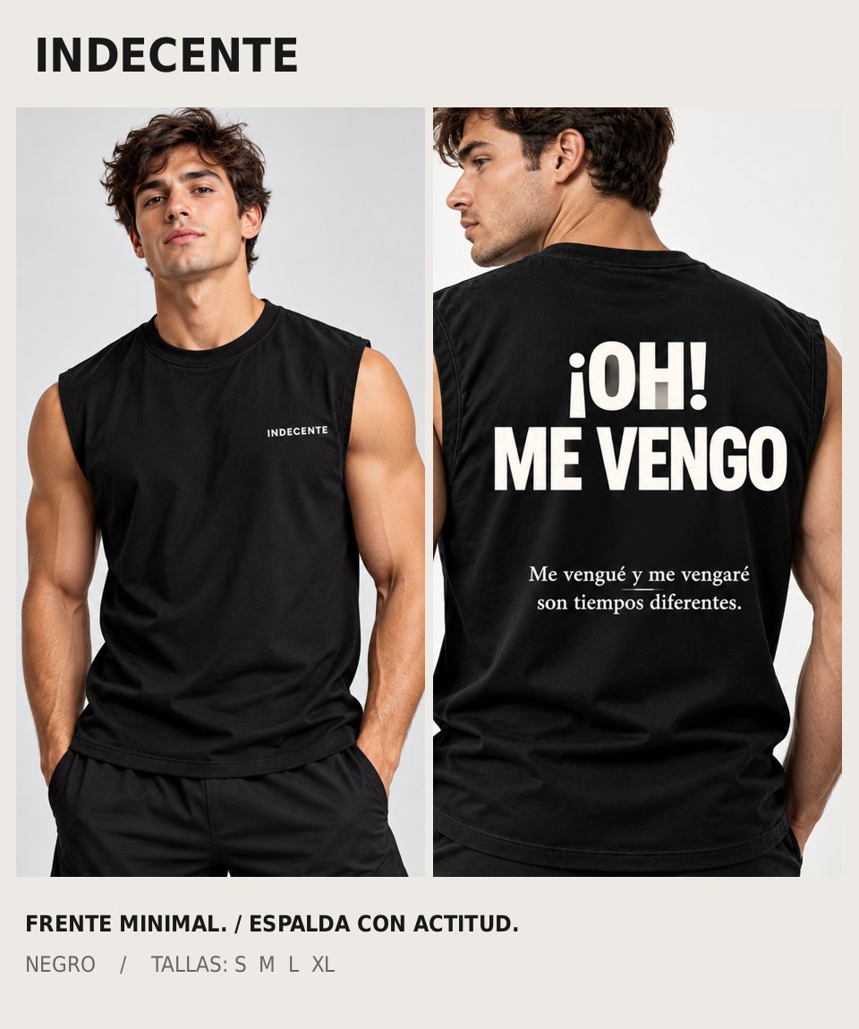 Polo manga cero hombre | ¡OH! ME VENGO | INDECENTE — foto 4