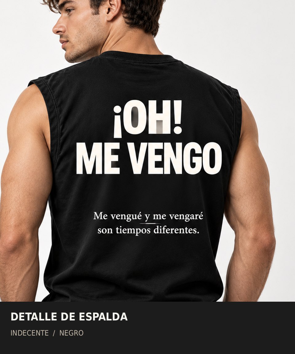 Polo manga cero hombre | ¡OH! ME VENGO | INDECENTE — foto 5
