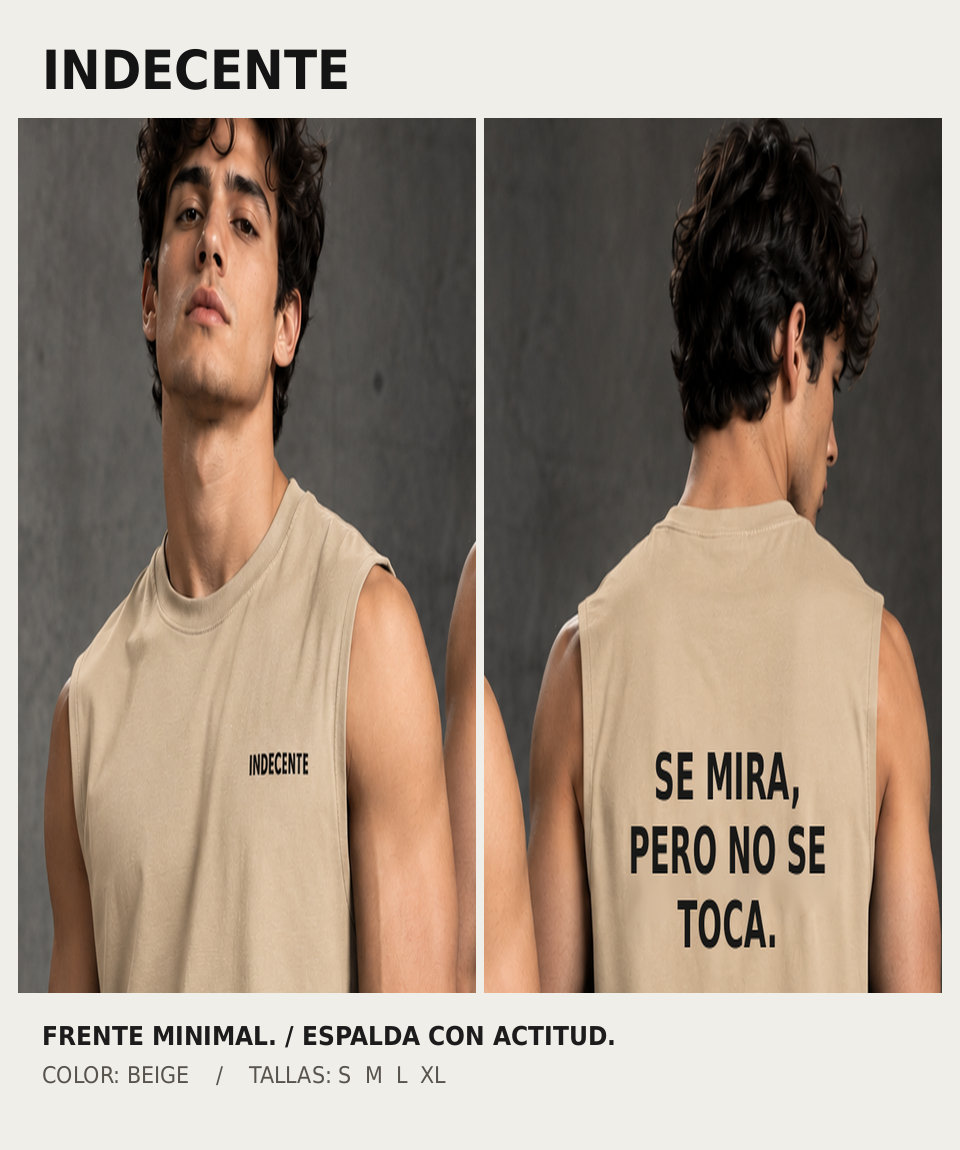Polo manga cero hombre | Se mira, no se toca | INDECENTE — foto 9