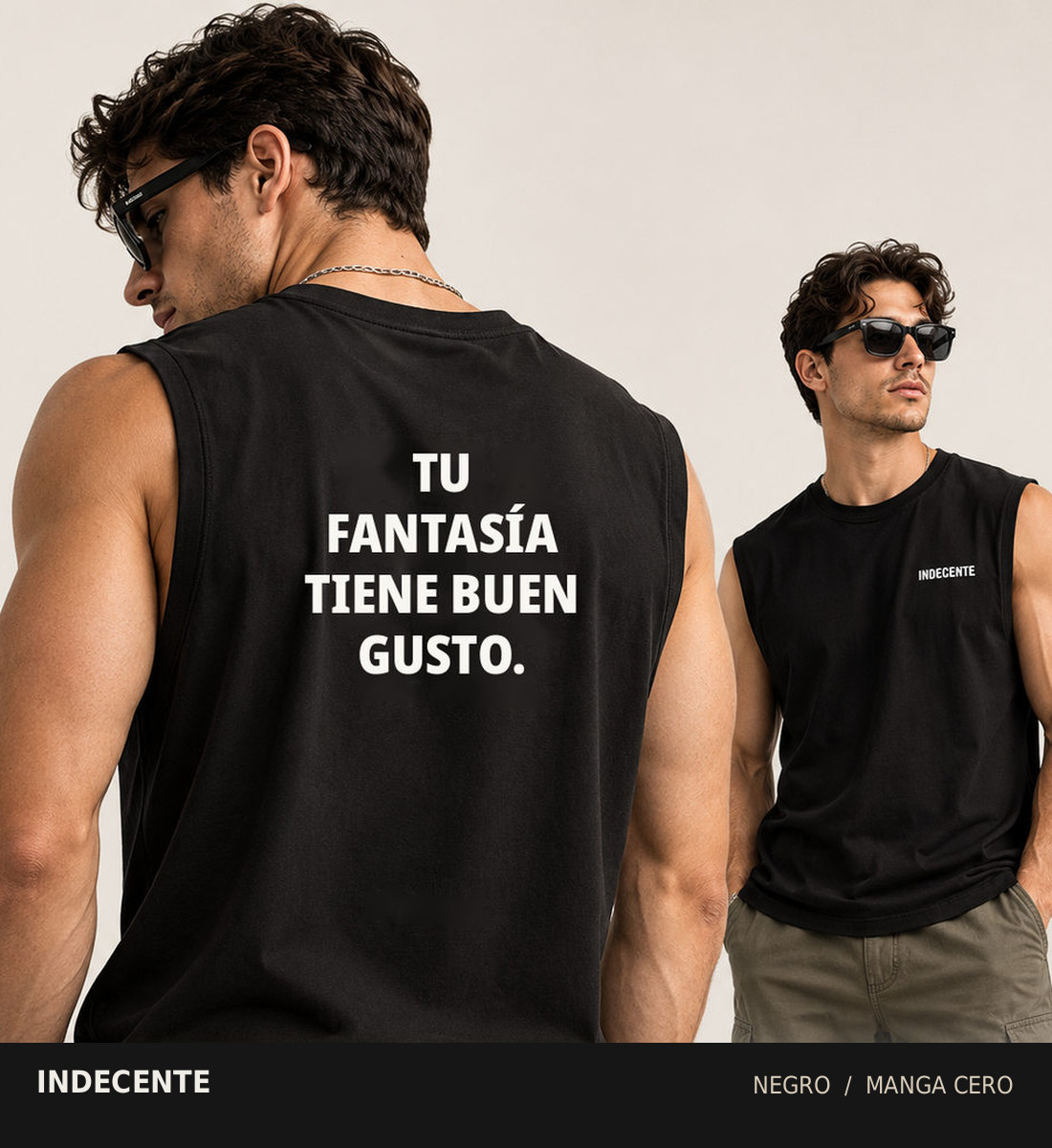 Polo manga cero hombre | Tu fantasía | INDECENTE